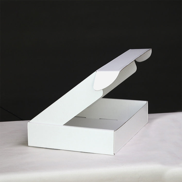 2pcs Shipping Box Clothing Packaging Box, Color: White, Size: 32x26x4cm