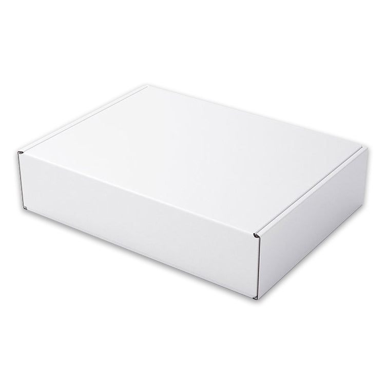 Shipping Box Clothing Packaging Box, Color: White, Size: 36x26x6cm