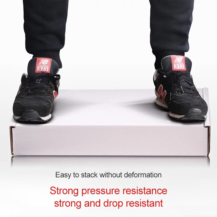 Shipping Box Clothing Packaging Box, Color: White, Size: 36x26x6cm