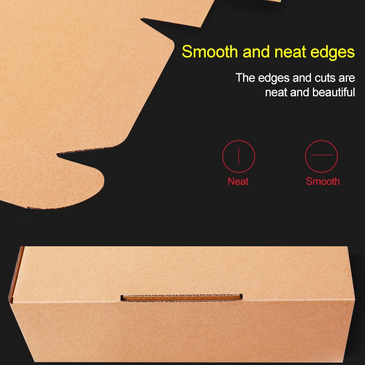 100 PCS Kraft Paper Shipping Box Packaging Box, Size: Q2, 13x8x2.5cm