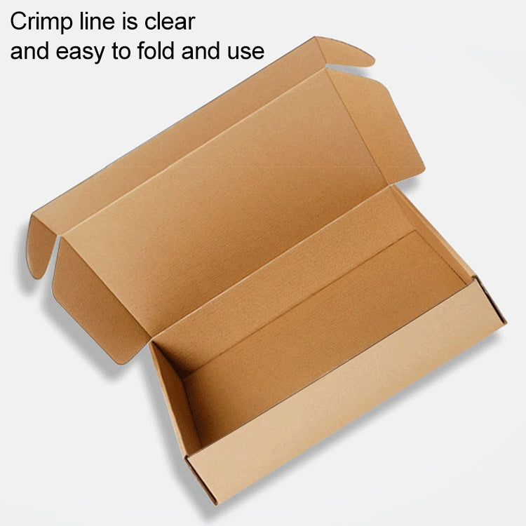 2pcs Kraft Paper Shipping Box Packaging Box, Size: T12, 36x26x6cm