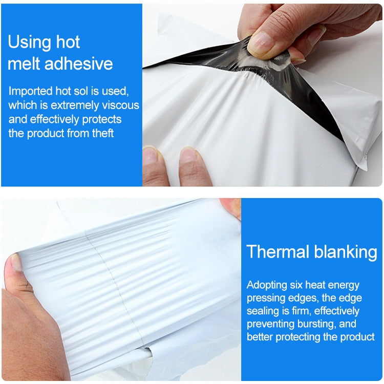 100 PCS / Roll Thick Express Bag Packaging Bag Waterproof Plastic Bag, Size: 55x65cm (Dark Grey)