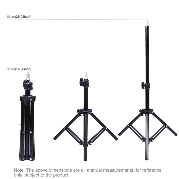 PULUZ 70cm Tripod Mount +  Live Broadcast Dual Phone Bracket + 6.2 inch 16cm LED Ring Vlogging Video Light Kits