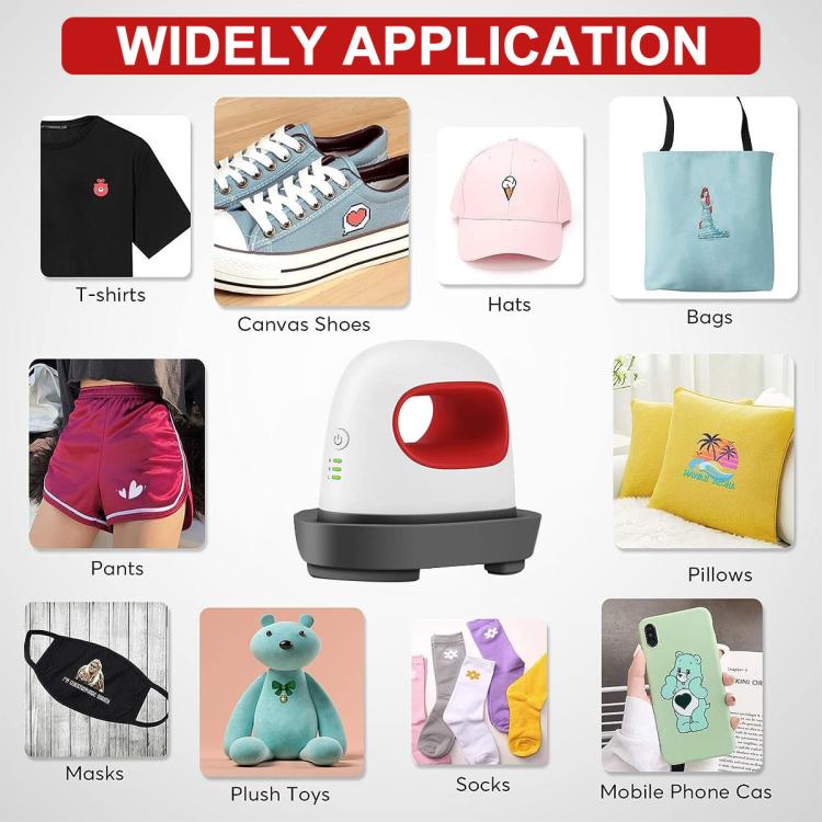 Multifunctional Mini Stamping Machine Clothes Cap Logo Heat Transfer, EU Plug