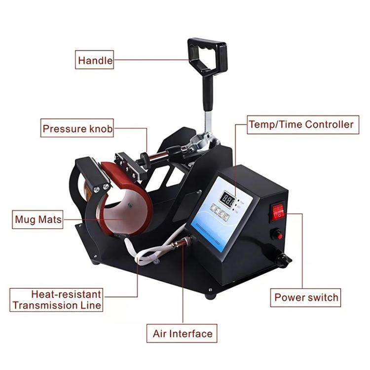 Mug DIY Pattern Printing Cup Heat Transfer Machine, EU Plug