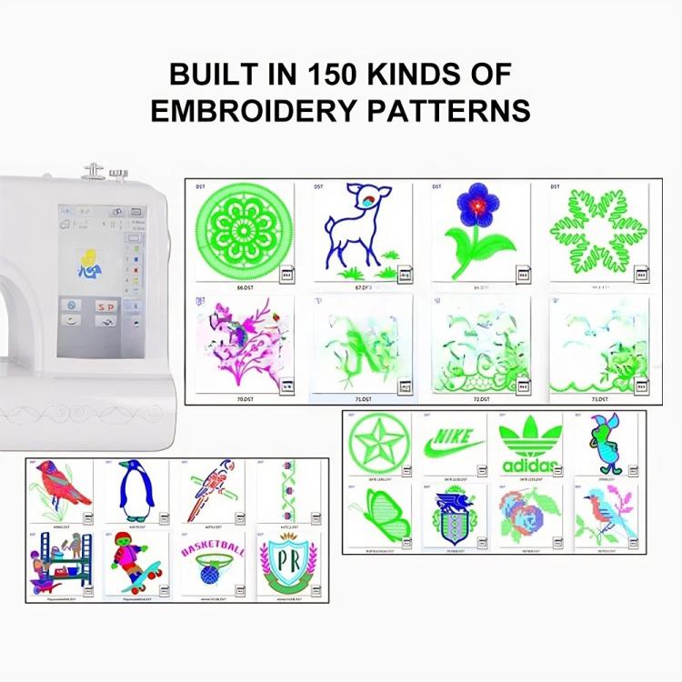 MRS-V700 Household Electric Embroidery Sewing Machine, EU Plug