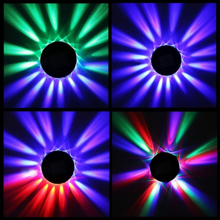 8W Sunflower LED Stage Light, Sound Control / Auto Run Mode
