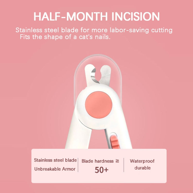 Pet Cat and Dog LED Light Nail Clippers