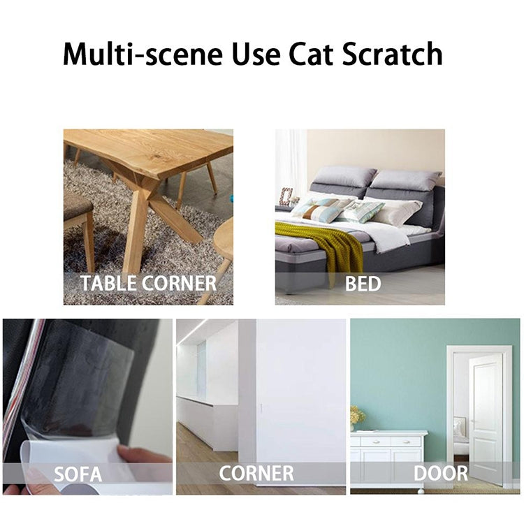 2pcs/pack Cat Scratch Protection PVC Sofa Anti-scratch Stickers , Size: 30x45cm
