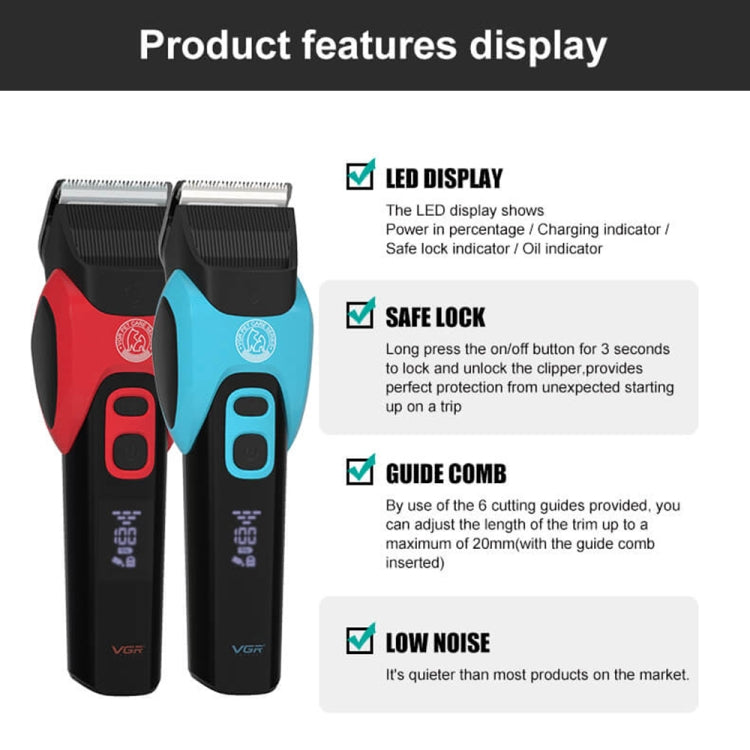 VGR V-208 Professional Pet Barber Electric Hair Clipper