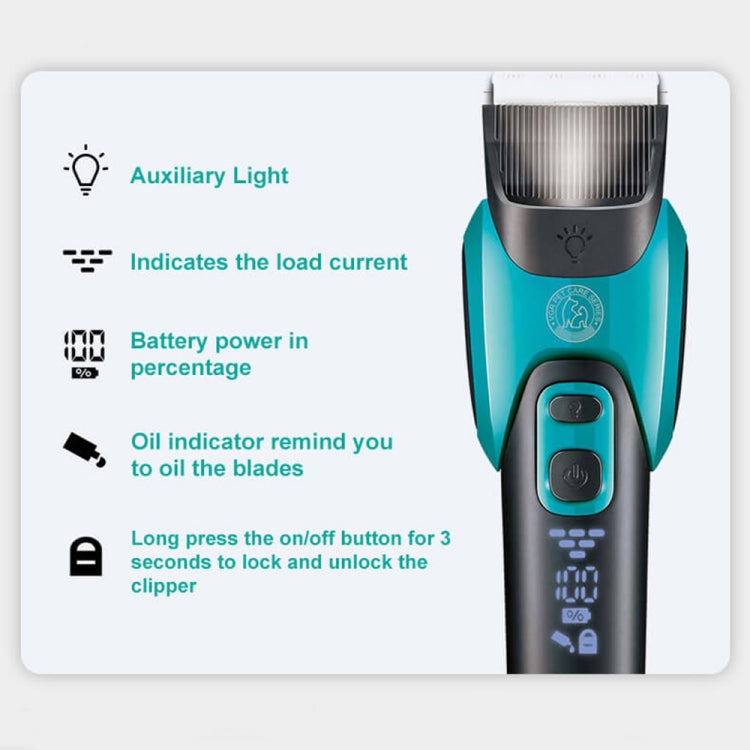 VGR V-208 Professional Pet Barber Electric Hair Clipper