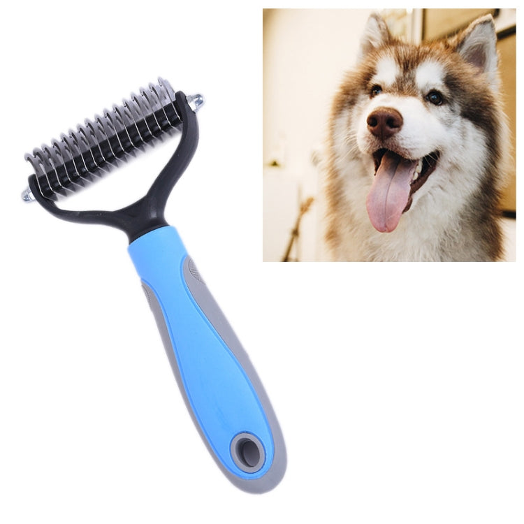 Pet Comb Beauty Cleaning Supplies Dog Stainless Steel Dog Comb, Size: 18x7cm