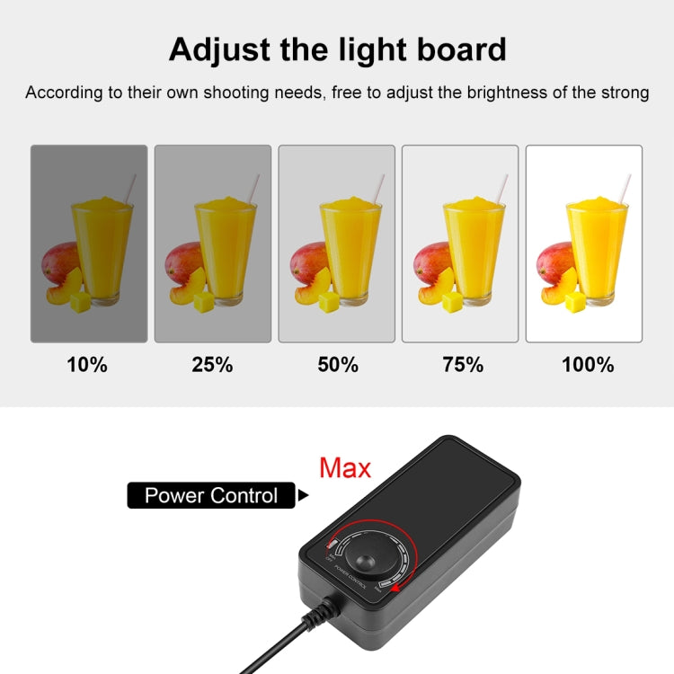 PULUZ Constant Current LED Power Supply Power Adapter for 80cm Studio Tent, AC 100-250V to DC 18V 3A