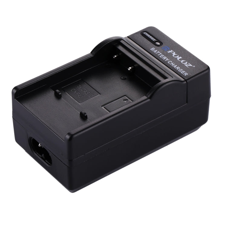 PULUZ Digital Camera Battery Car Charger for CASIO CNP40 Battery