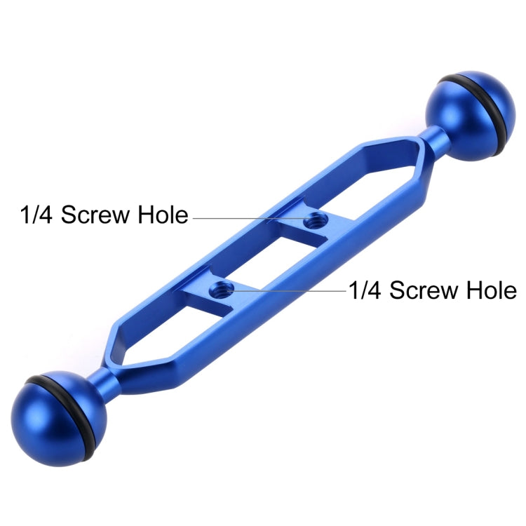 PULUZ 7.0 inch 17.7cm Aluminum Alloy Dual Balls Arm, Ball Diameter: 25mm