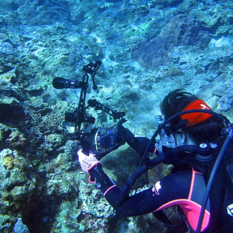 PULUZ 8 inch 20.3cm Aluminum Alloy Ball Arm for Underwater Torch / Video Light, Ball Diameter: 2.5cm