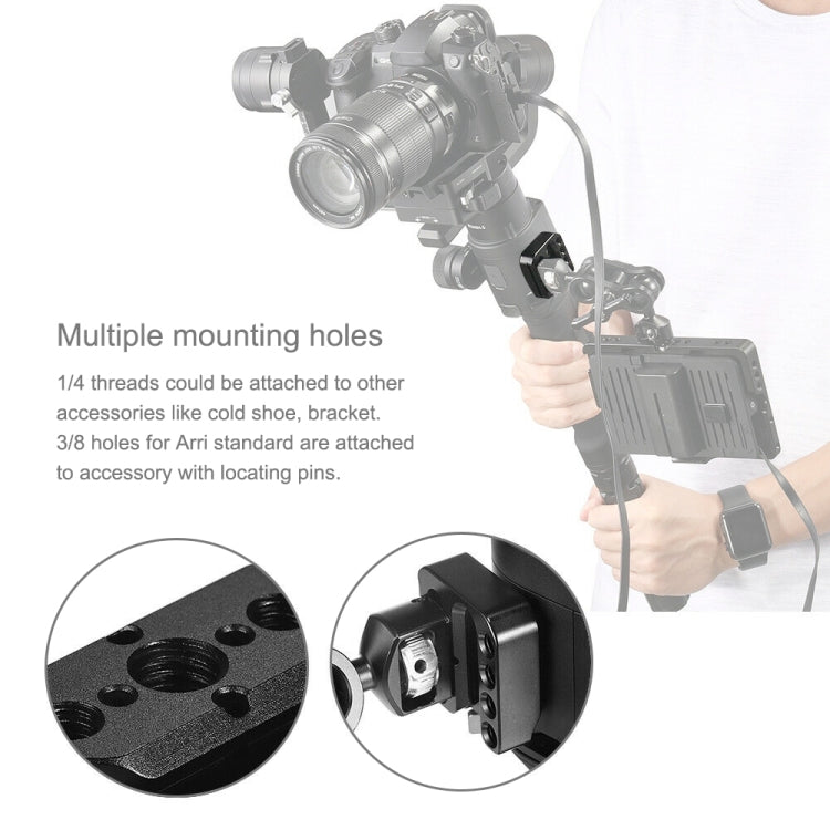 PULUZ Quick Release Plate External Mounting Holder for DJI RONIN / RONIN-S