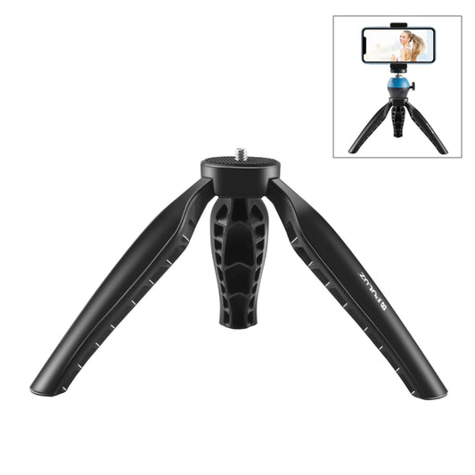 PULUZ Simple Mini ABS Desktop Tripod Mount with 1/4 inch Screw for DSLR & Digital Cameras, Working Height: 9cm
