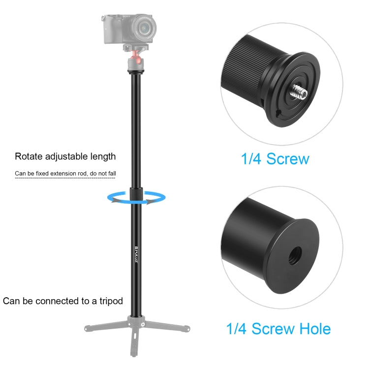 PULUZ Telescopic Extension Central Shaft Rod Monopod Holder, Rod Length: 33-60cm