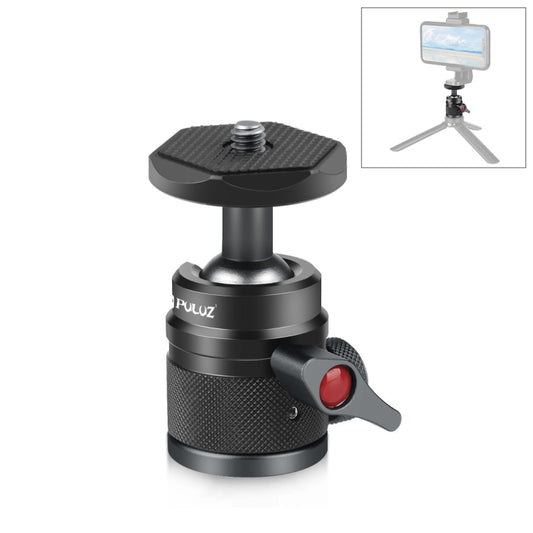 PULUZ 360 Panorama Aluminum Alloy Tripod Ball Head Adapter with Knob Lock