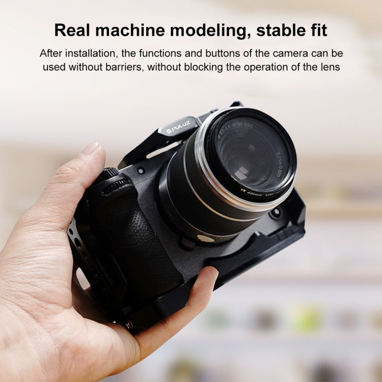 For Sony ILME-FX30 / FX3 PULUZ Metal Camera Cage Stabilizer Rig with NOTA Slider