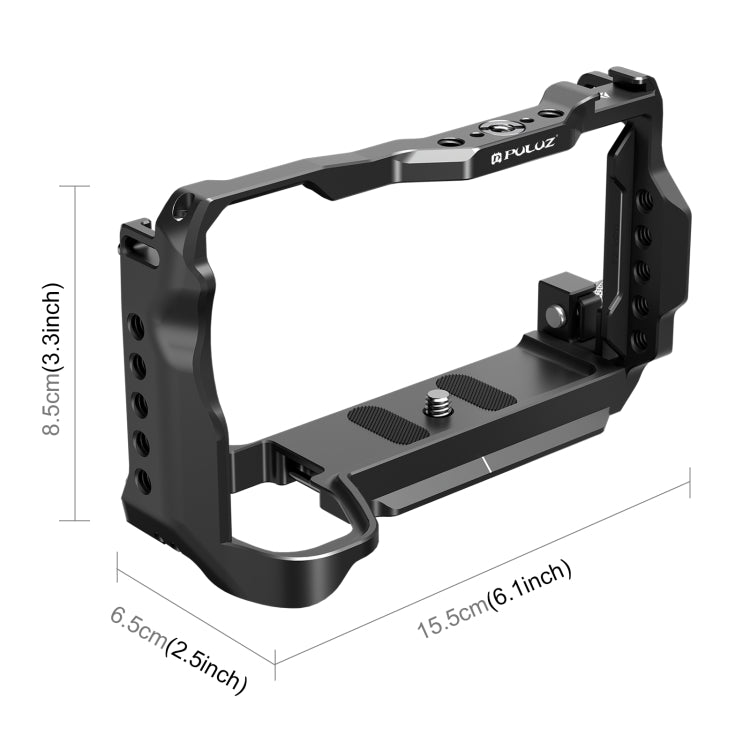 For  Sony A6700 PULUZ Metal Camera Cage Stabilizer Rig