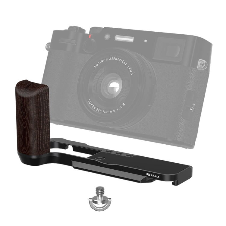 For Fujifilm X100VI PULUZ 1/4 inch Vertical Shoot Quick Release L Plate Bracket Base Holder