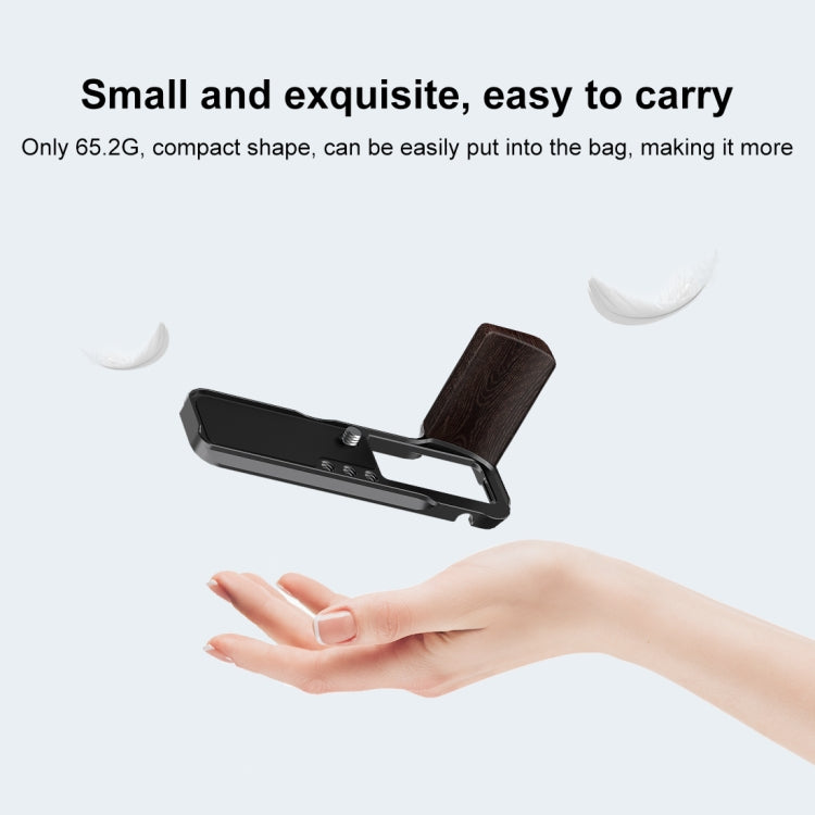 For Fujifilm X100VI PULUZ 1/4 inch Vertical Shoot Quick Release L Plate Bracket Base Holder