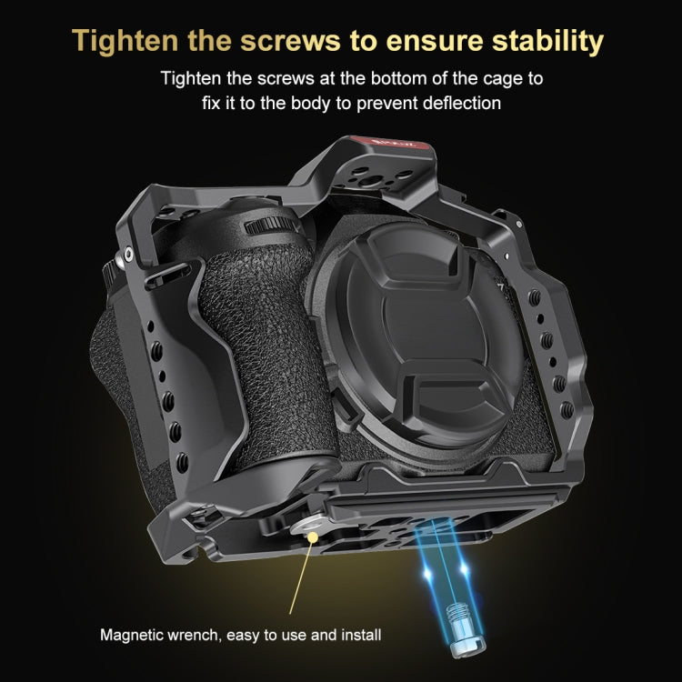 For Nikon Z6 III PULUZ Metal Camera Cage Stabilizer Rig