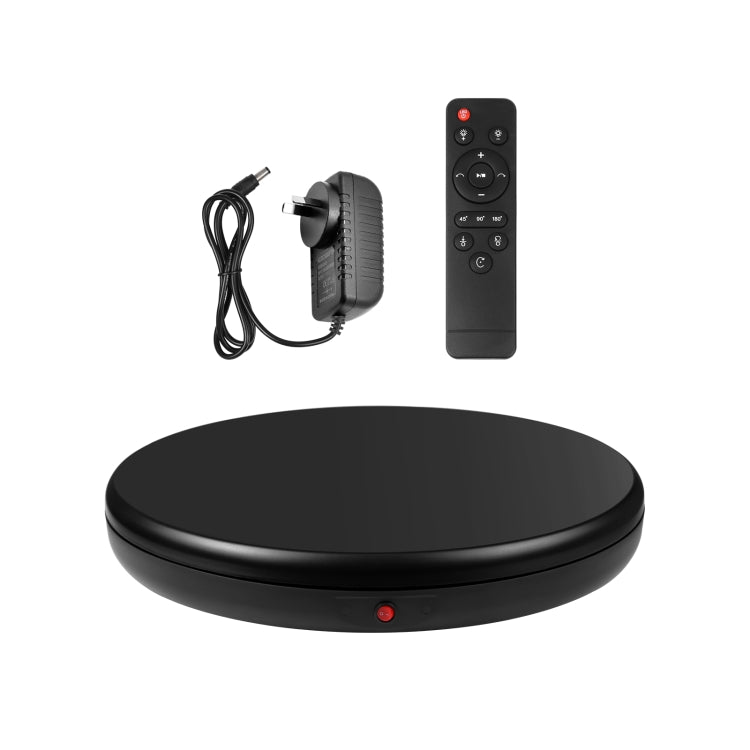 PULUZ 45cm Remote Control Adjusting Speed Rotating Turntable Display Stand, Black, Load 100kg