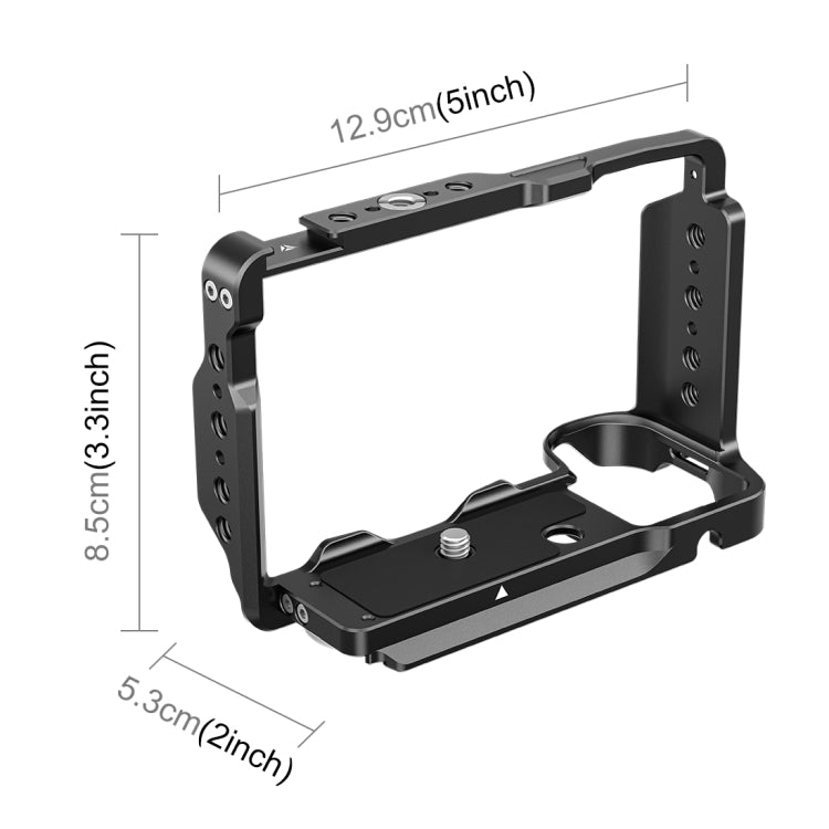 For Sony ZV-E10 II PULUZ Metal Camera Cage Stabilizer Rig