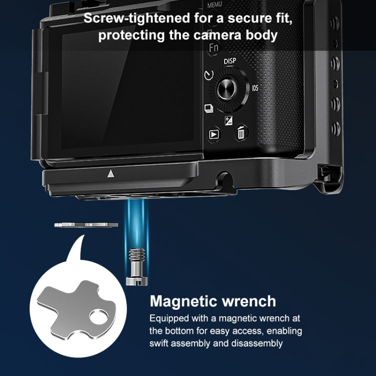 For Sony ZV-E10 II PULUZ Metal Camera Cage Stabilizer Rig