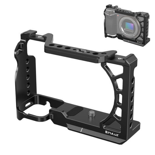 For Sony A6500 / A6400 / A6300 / A6000 PULUZ Metal Camera Cage Expansion Mount Stabilizer Rig