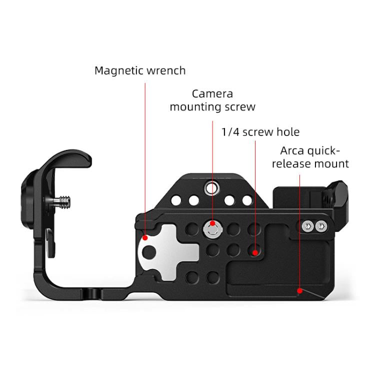 For Sony Sony Cinema Line FX2 / ILME-FX2B PULUZ Metal Camera Cage Stabilizer Rig