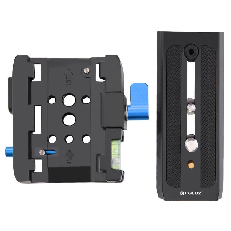 PULUZ Quick Release Clamp Adapter + Quick Release Plate for  DSLR & SLR Cameras