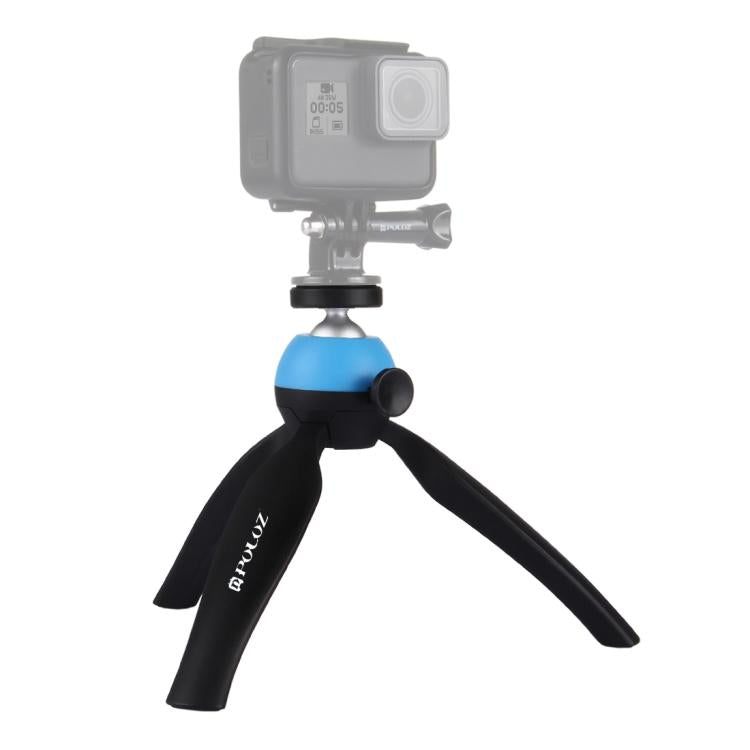 PULUZ Pocket Mini Tripod Mount with 360 Degree Ball Head & Phone Clamp for Smartphones