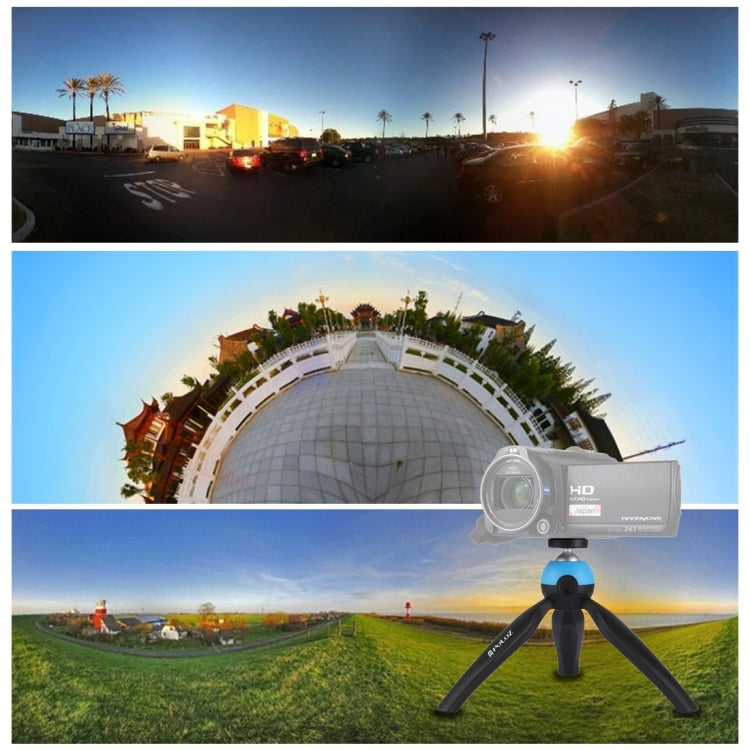 PULUZ Pocket Mini Tripod Mount with 360 Degree Ball Head & Phone Clamp for Smartphones