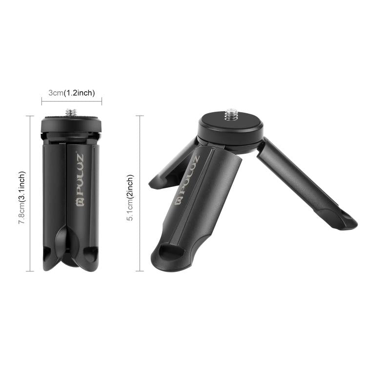 PULUZ Portable Folding Plastic Tripod for Cell Phones