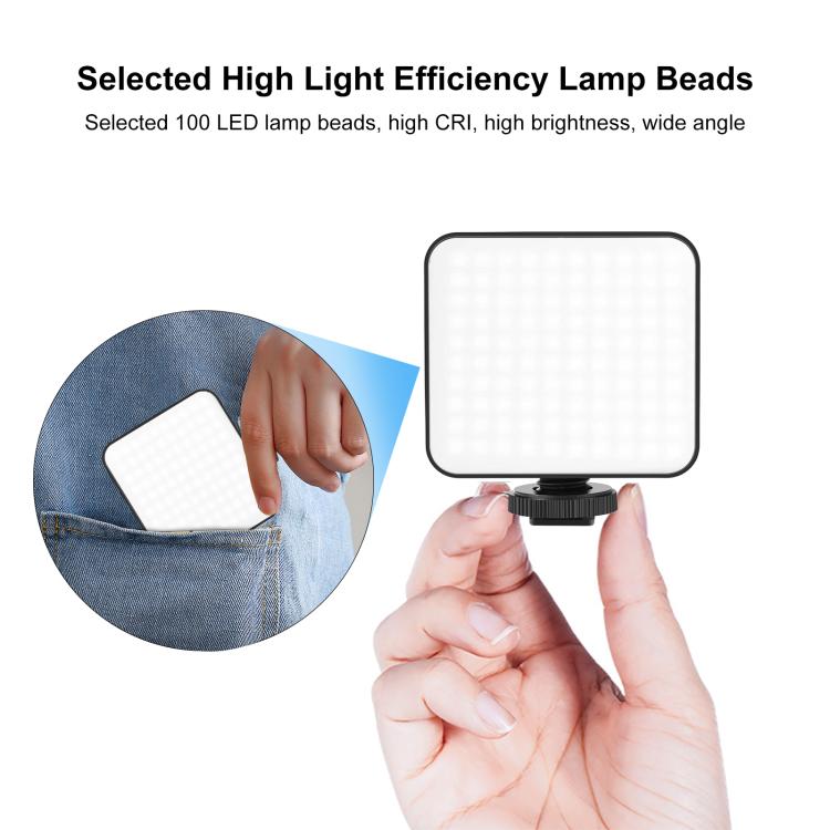 PULUZ 100 LED 5W Video Splicing Fill Light for Camera / Video Camcorder