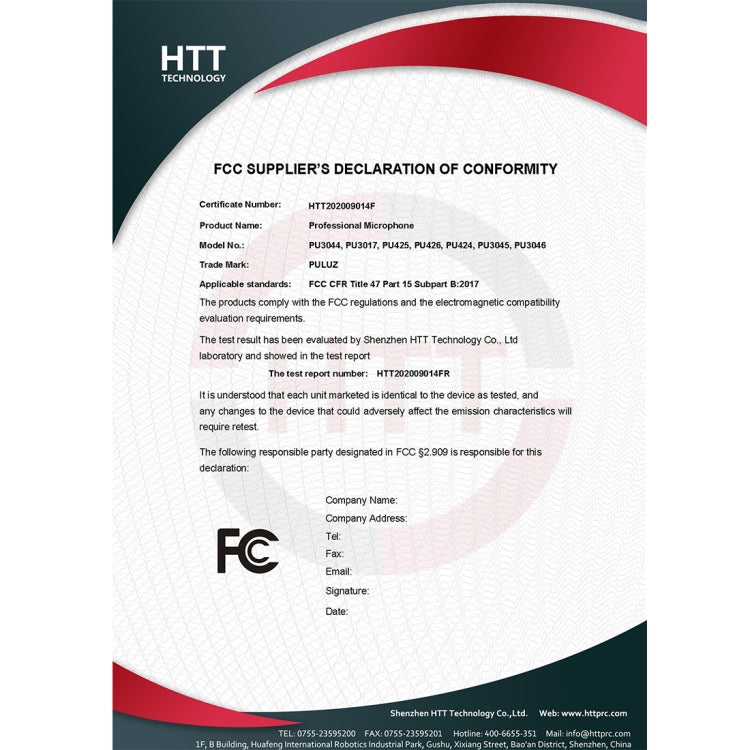 PULUZ 1.5m 3.5mm Jack Lavalier Wired Condenser Recording Microphone