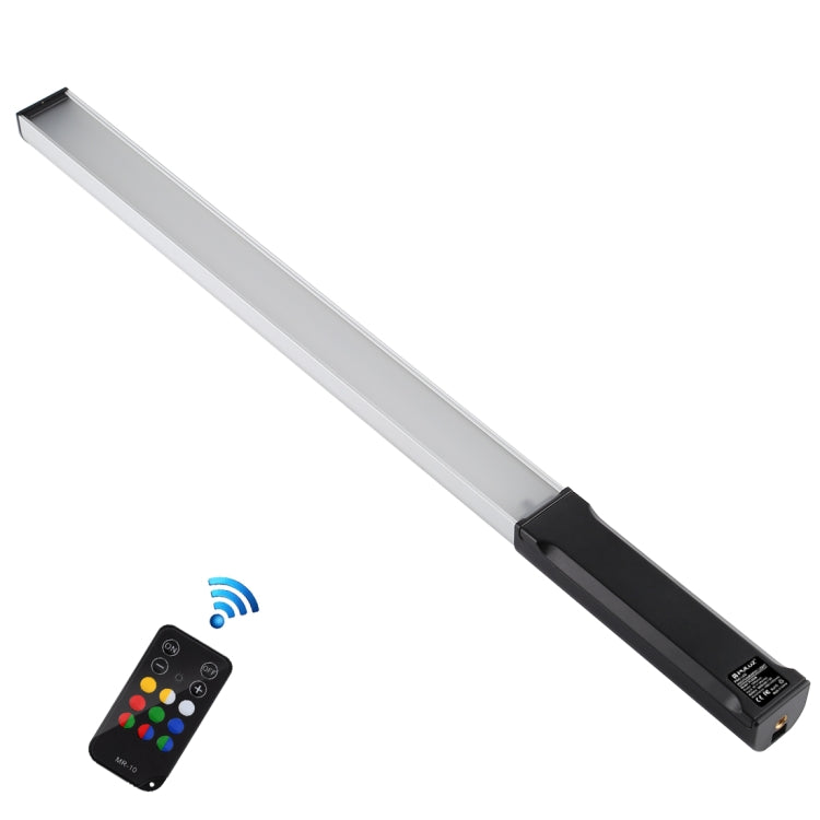 PULUZ RGB Colorful Photo LED Stick Adjustable Color Temperature Handheld LED Fill Light with Remote Control