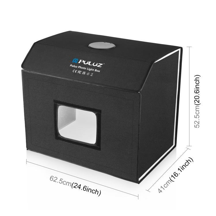 PULUZ Photo Studio Light Box Portable 60 x 40cm Cuboid Photography Studio Tent Kit with 6 Color Backdrops