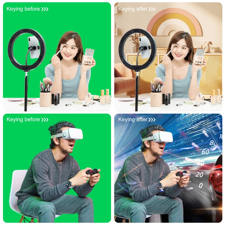 PULUZ 2x2m T-Shape Photo Studio Background Support Stand Backdrop Crossbar Bracket Kit with Clips