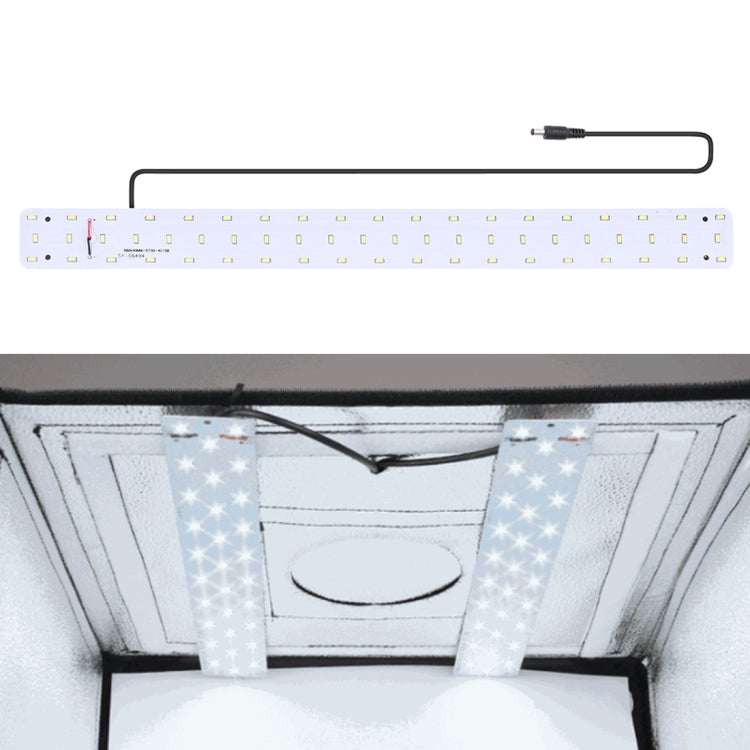 PULUZ 30W 1690LM 60 LEDs SMD 5730 5500K Aluminum Base Light Panel for 60cm Studio Tent