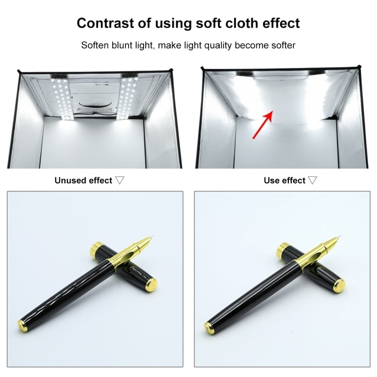 PULUZ 30W 1690LM 60 LEDs SMD 5730 5500K Aluminum Base Light Panel for 60cm Studio Tent