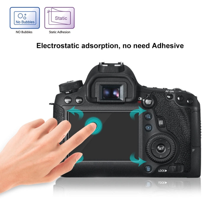 PULUZ 2.5D 9H Tempered Glass Film for Canon 6D, Compatible with Sony HX50 / HX60, Olympus TG3 / TG4 / TG5, Nikon AW1