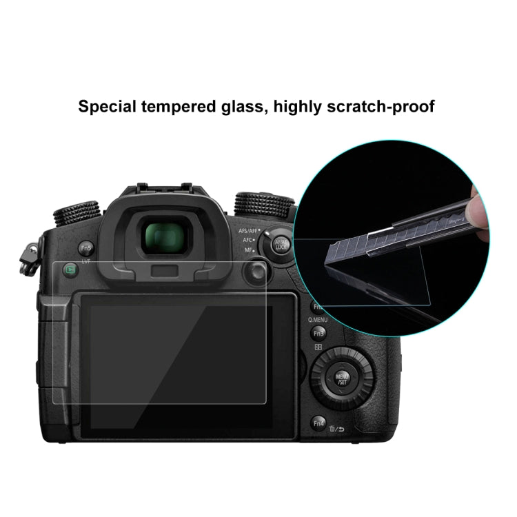 PULUZ 2.5D 9H Tempered Glass Film for Panasonic GH5 / GH5S , Compatible with Canon EOS M3 / M5 / M10 / R