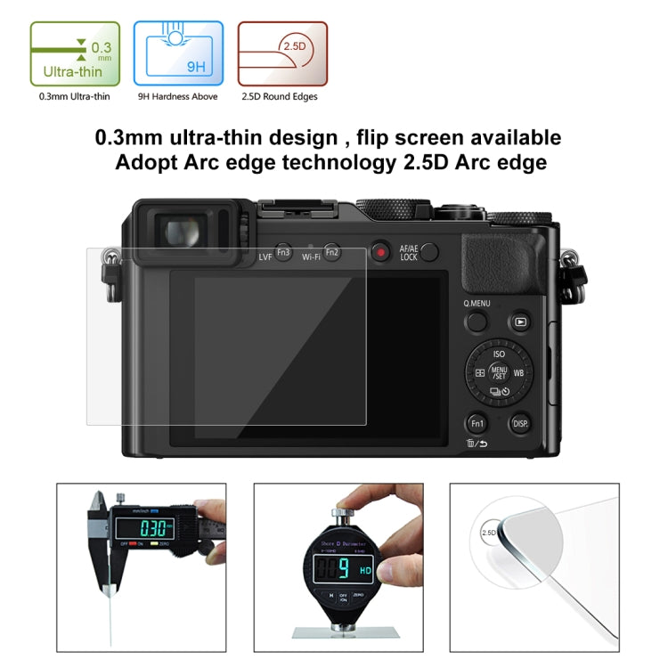 2.5D 9H Tempered Glass Film for Panasonic DMC-LX100