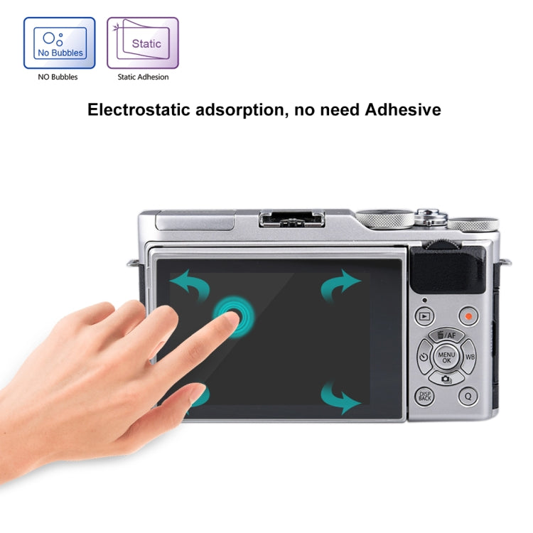 PULUZ 2.5D 9H Tempered Glass Film for Fujifilm X-A3, Compatible with Fujifilm X-T1 / X-T2 / X-A5 / X-A10 / X-A20