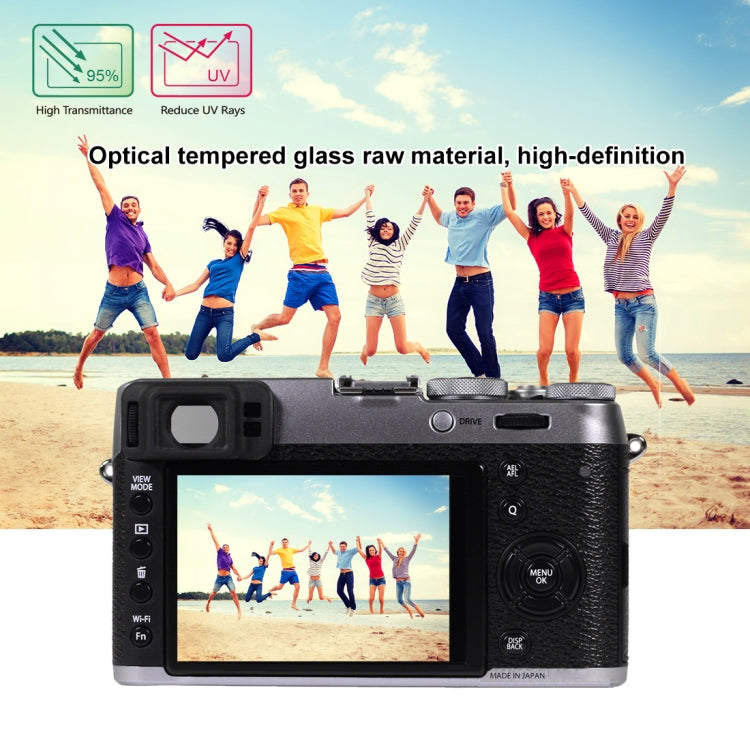 PULUZ 2.5D 9H Tempered Glass Film for Fujifilm X100T, Compatible with Fujifilm XE2 / XE2S / X100F